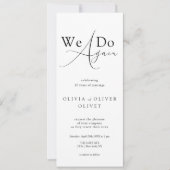 Shailene Zwart en Wit Gelofte Vernieuwing Kaart (Voorkant)