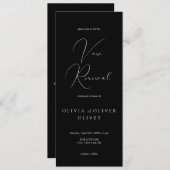 Shailene Zwart en Wit Gelofte Vernieuwing Kaart (Voorkant / Achterkant)