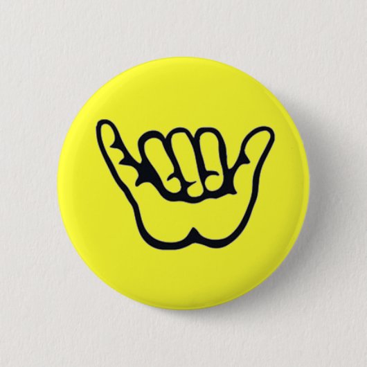 SHAKA ALOHA Button (Voorkant)
