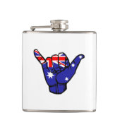 Shaka Australia Flag Heupfles (Voorkant)