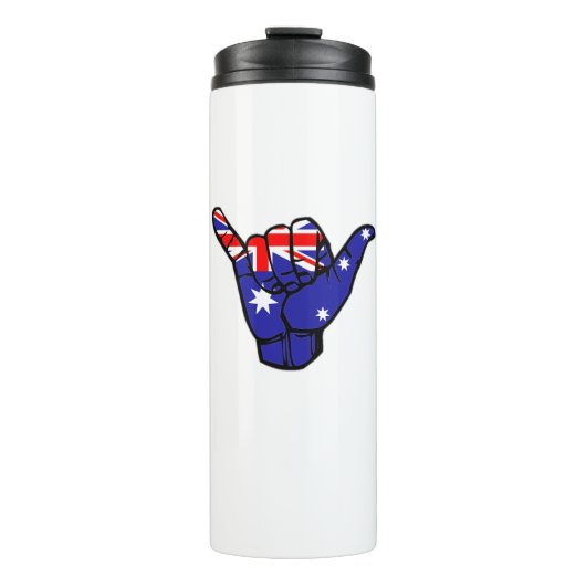 Shaka Australia Flag Thermosbeker (Voorkant)