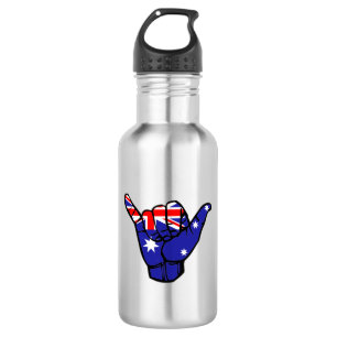 Shaka Australia Flag Waterfles