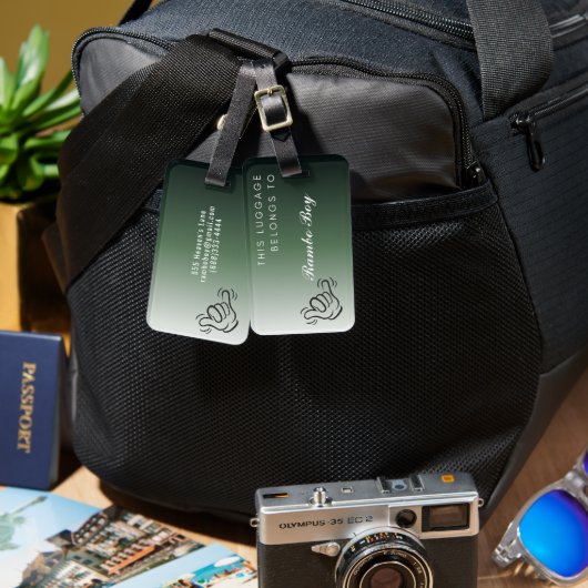 Shaka Bagagelabels (Voorkant /achterkant)