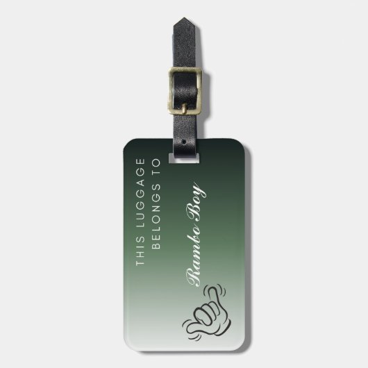 Shaka Bagagelabels (Voorkant verticaal)