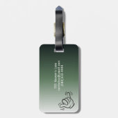 Shaka Bagagelabels (Achterkant verticaal)