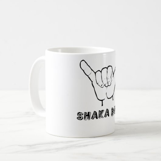 Shaka Brah Coffee Mok (Voorkant links)