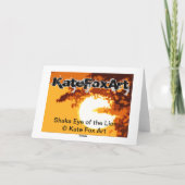 Shaka Eye of the Lion Kaart (Achterkant)