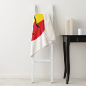 Shaka Hand met Reggae Colors Sherpa Deken (In situ)