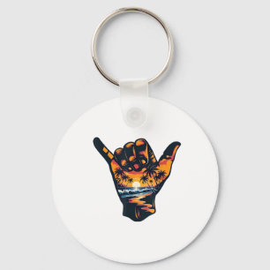 Shaka Hand Sign Aloha Surfen Surf Zomervakantie Sleutelhanger