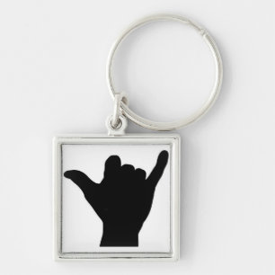 Shaka hand sign sleutelhanger