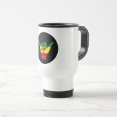 Shaka Hands met Reggae Colors Reisbeker (Voorkant rechts)