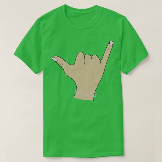 Shaka-handteken T-shirt (Design voorkant)