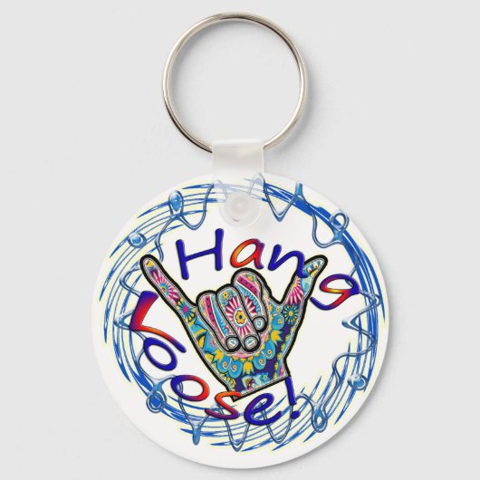 SHAKA! HANG LOOSE! SLEUTELHANGER (Voorkant)