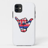 Shaka Hawaii Flag Case-Mate iPhone Case (Achterkant)