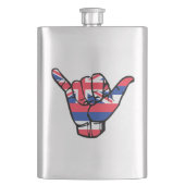 Shaka Hawaii Flag Flacon (Voorkant)