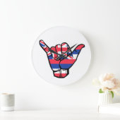 Shaka Hawaii Flag Grote Klok (Huis)