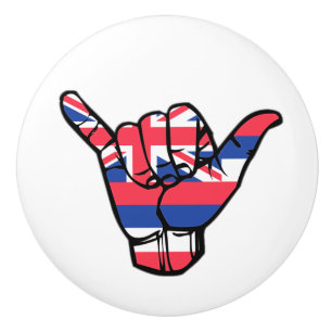Shaka Hawaii Flag Keramische Knop