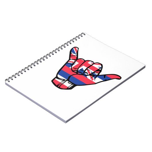 Shaka Hawaii Flag Notitieboek (Linkerzijde)