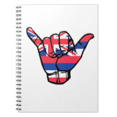 Shaka Hawaii Flag Notitieboek (Voorkant)