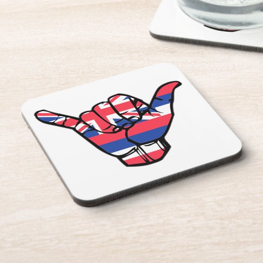 Shaka Hawaii Flag Onderzetter (Linkerzijde)