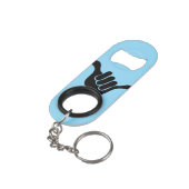 Shaka Mini Flessenopener (Achterkant Gekanteld)