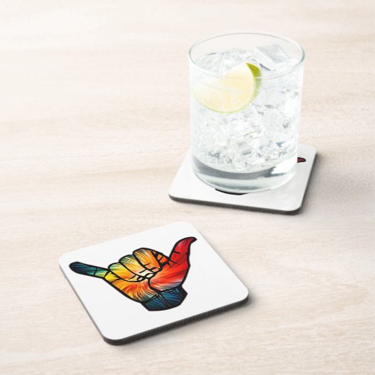 Shaka Rainbow Bier Onderzetter (Rechterzijde)