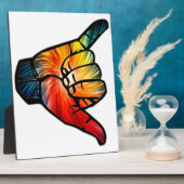 Shaka Rainbow Fotoplaat (Zijkant)