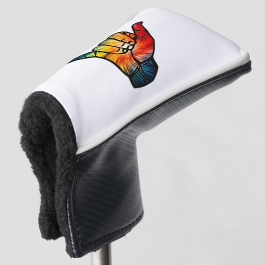 Shaka Rainbow Golfheadcover (3/4 voorkant)
