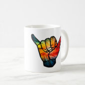 Shaka Rainbow Koffiemok (Voorkant rechts)