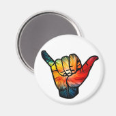 Shaka Rainbow Magneet (Voorkant / Achterkant)
