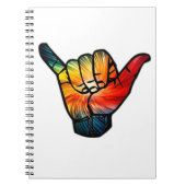 Shaka Rainbow Notitieboek (Voorkant)
