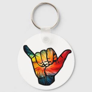 Shaka Rainbow Sleutelhanger