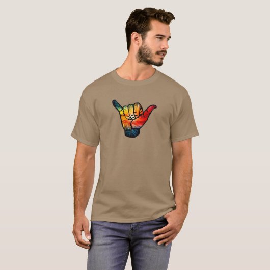 Shaka Rainbow T-shirt (Voorkant volledig)