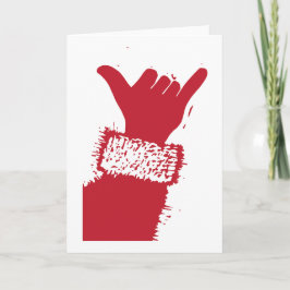 Shaka Santa Feestdagen Kaart