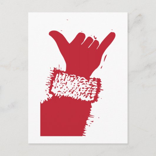 Shaka Santa Feestdagenkaart (Voorkant)