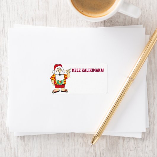 shaka santa ~ label (Insitu)