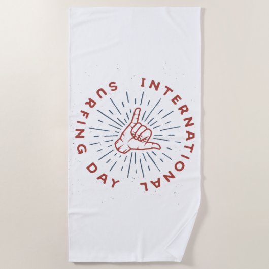 Shaka,shaka hand,Strandhanddoek Strandlaken (Voorkant)