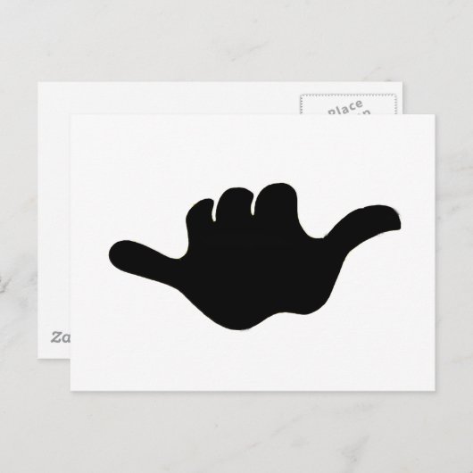 Shaka Sign Briefkaart (Voorkant / Achterkant)