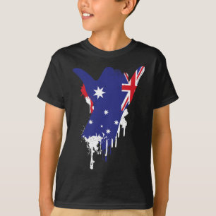 Shaka Sign Vintage Australische Vlag - Surfen En S T-shirt