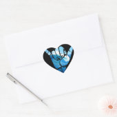 Shaka Sign Wave Rip Curl Hart Sticker (Envelop)