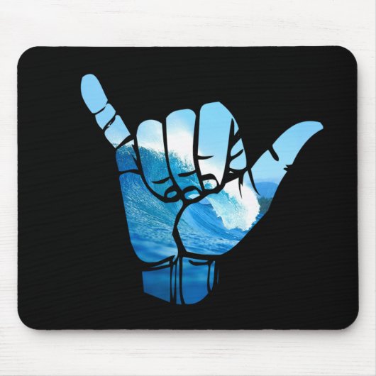 Shaka Sign Wave Rip Curl Muismat (Voorkant)