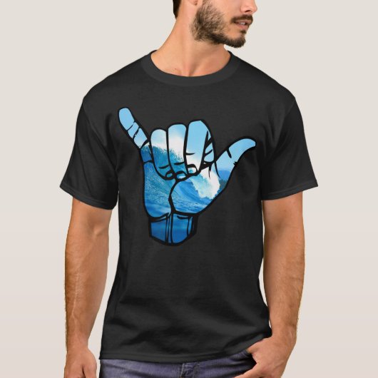 Shaka Sign Wave Rip Curl T-shirt (Voorkant)