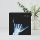 Shaka Sign X-Ray (Hang los) Kaart (Staand voorkant)