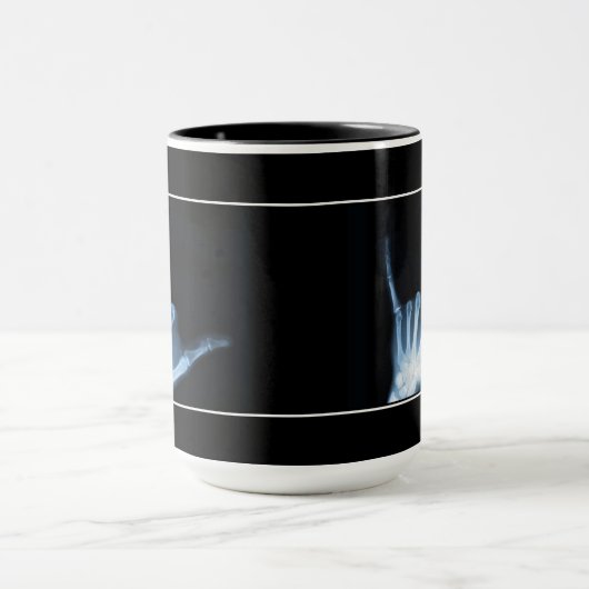 Shaka Sign X-Ray (Hang los) Mok (Midden)