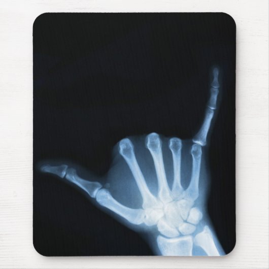 Shaka Sign X-Ray (Hang los) Muismat (Voorkant)