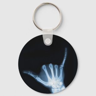 Shaka Sign X-Ray (Hang los) Sleutelhanger