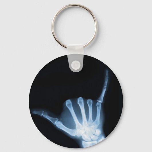 Shaka Sign X-Ray (Hang los) Sleutelhanger (Voorkant)