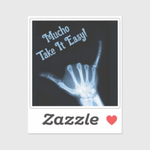 Shaka Sign X-Ray (Hang los) Sticker