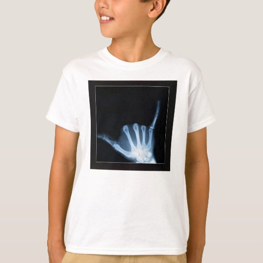 Shaka Sign X-Ray (Hang los) T-shirt (Voorkant)