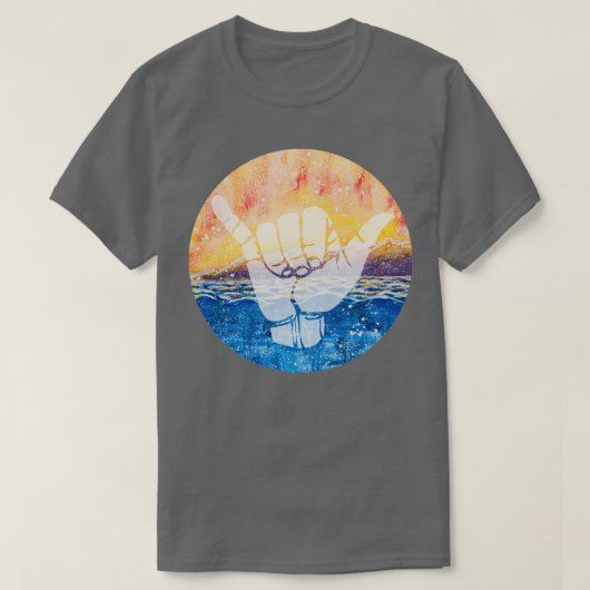 Shaka Sunset 1 T-shirt (Design voorkant)